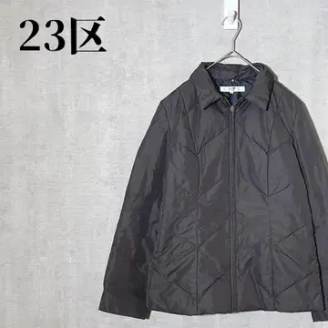 23구 퀼팅 자켓 충전솜 차콜 그레이 38(M) 온워드