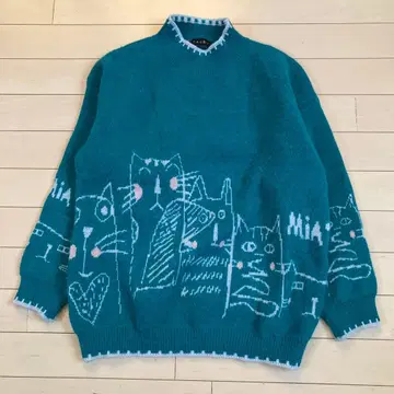 11.28 TRUBE 트베 니트 스웨터 그린 사이즈 표기 없음