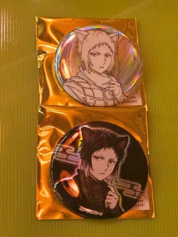 문스토 난자타운 문호 스트레이독스 홀로그램 캔뱃지 아쿠타가와 류노스케