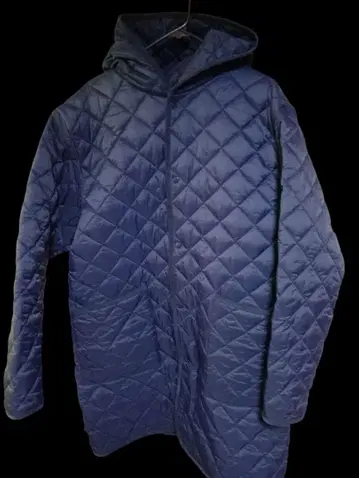SHIPS 다크 블루 퀼팅 자켓 후드 부착 XL