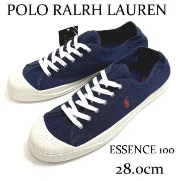 새상품 랄프 로렌 ESSENCE 100 캔버스 스니커즈 네이비 28cm