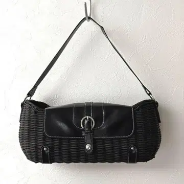 블랙 바스켓 & 가죽 백