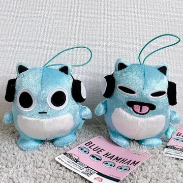 블루햄햄 벨로아 마스코트 봉제 인형 2개 세트