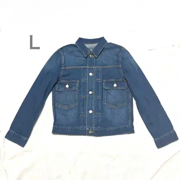 인디고 데님 자켓 면 99% 사이즈 L