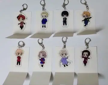 헤타리아 세리아 콜라보 아크릴 키링 8종 컴플리트 세트