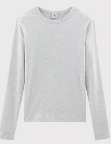 그레이 긴팔 티셔츠 XS 사이즈 푸치바토 크루넥