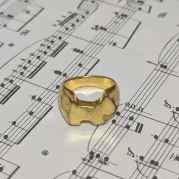 1980 프랑스 AGATHA 테리아 7호 골드 반지 빈티지