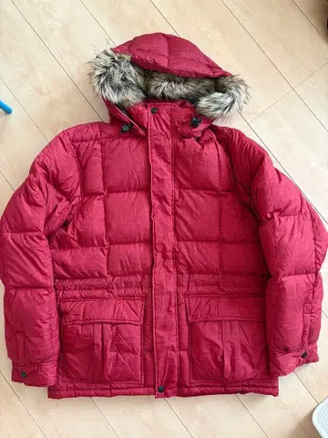 Eddie Bauer 다운 자켓 퍼 자켓 90s 00s
