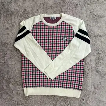 Jack Bunny!! 체크 무늬 스웨터 사이즈 5