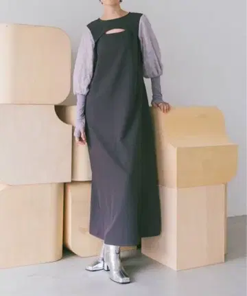 MARTE sahara 프린지 원피스 포멀 드레스