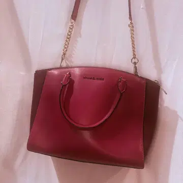 MICHAEL KORS 레드 숄더백