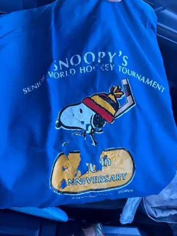 80s ARTEX 스누피 하키 대회 자켓 레어