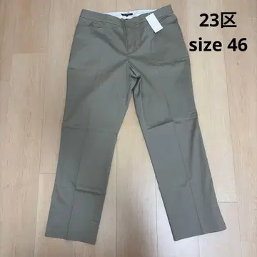 [택 포함 새상품] 23구 빅 사이즈 46 슬랙스 테이퍼드 팬츠 슬릿