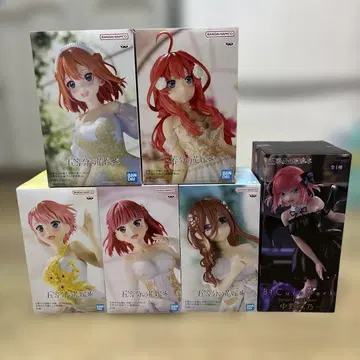 [ 미개봉 ] [ 6개 세트 ] 5등분의 신부 피규어