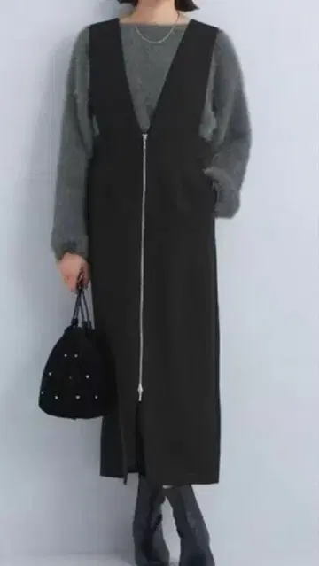 greenlabelrelaxing 페더 풀오버 점퍼 스커트