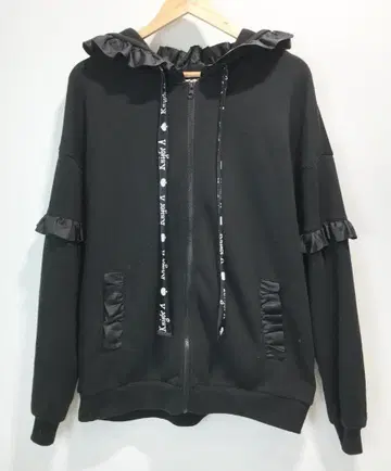 Knight A - 기사A - 프릴 지퍼 후드티 F 사이즈 1126L