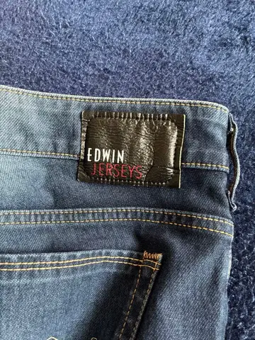 EDWIN JERSEYS 다크 블루 슬림핏 데님 스트레치 S