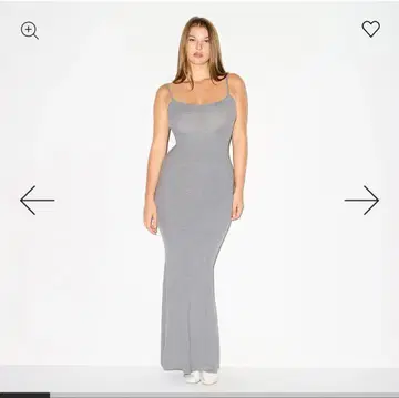 SKIMS 소프트 라운지 롱 슬립 드레스