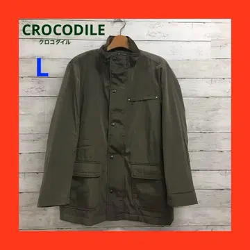 새상품급 크로커다일 라이너 베스트 포함 충전솜 코트 점퍼 남성용 L 카키