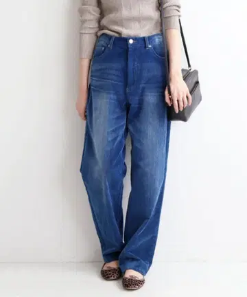 이에나 벨로아 데님 팬츠