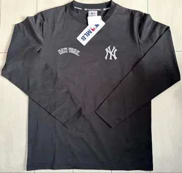 새상품 LL 사이즈 MLB 양키스 긴팔 T셔츠 백 프린트 메쉬 블랙