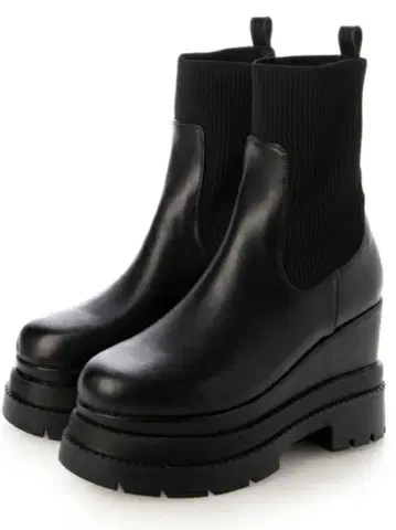 EVOL 이볼 11cm 니트 숏부츠