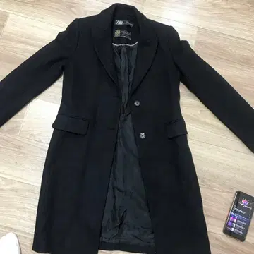 ZARA 블랙 롱 코트