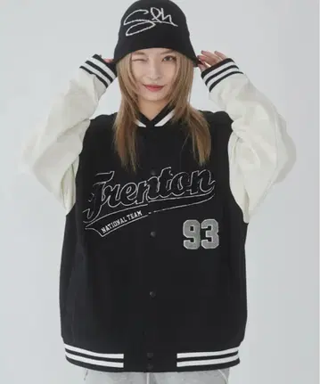 WEGO 바시티 자켓