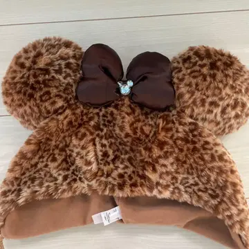 [ 새상품급 ] 디즈니 팬캡 레오파드 무늬 미니 모자