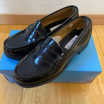 HARUTA 블랙 로퍼 23.5cm