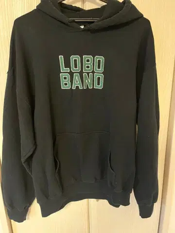 LOBO BAND HAYDEN 블랙 후드티