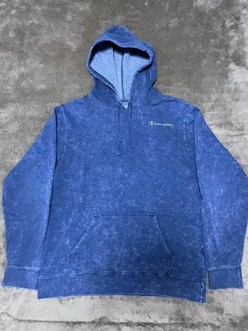 [ 해외 구제 의류 ] Champion 풀오버 후드티 인디고