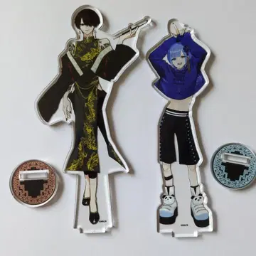 별똥별 왕자님 아크릴 스탠드 가라오케의 철인 천사 레이 & 추세 츠바키