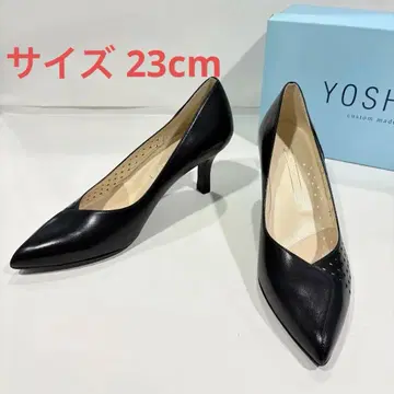 미사용 새상품 YOSHITO 요시토 펌프스 블랙 사이즈 23 힐 7