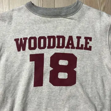 90s 구 리얼 맥코이 반팔 맨투맨 투톤 염색