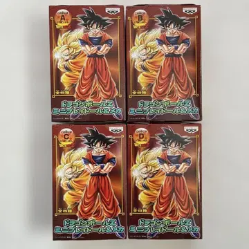 드래곤볼 Z 미니 격자 무늬 인형 & 메카 ABCD 전 4종
