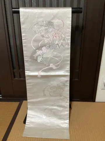 나고야 오비 순수 실크 니시진 비단