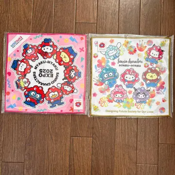 [ 2장 세트 ] 간사이 만박 미야쿠미야쿠 산리오 변신 미니 타월