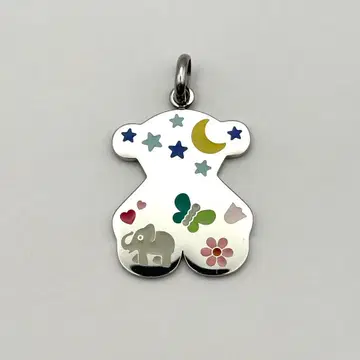 TOUS 토우스 펜던트 탑 곰 실버 컬러