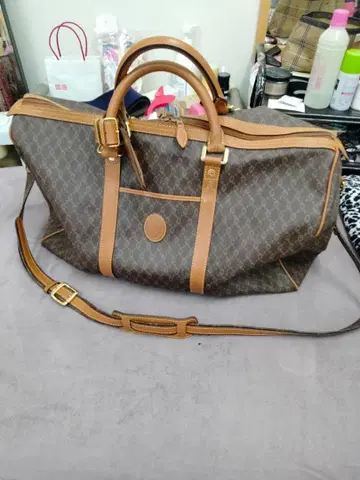 브라운 더플 보스턴 백