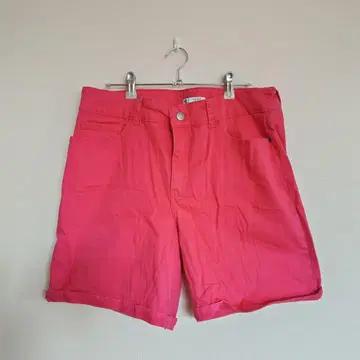 [ Riders by Lee ] 리 미드 라이즈 핑크 숏팬츠