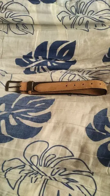 브라운 가죽 캐주얼 벨트