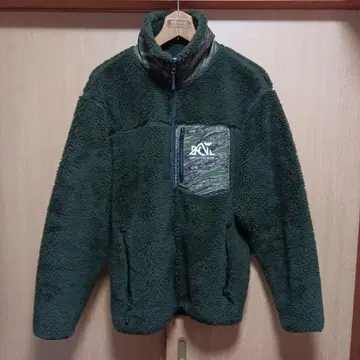 BackChannel 플리스 자켓 L 다크 그린