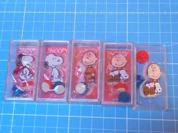 스누피 스탬프 가챠폰 5개 세트