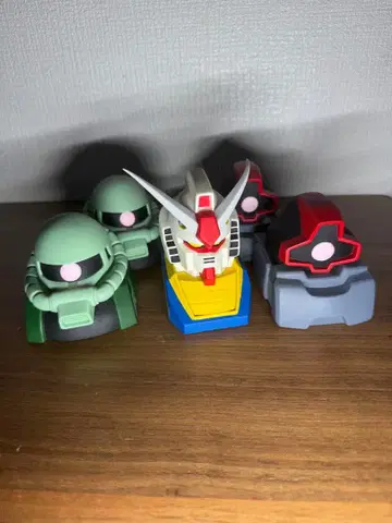 건담 자쿠 돔 저금통 5체 세트