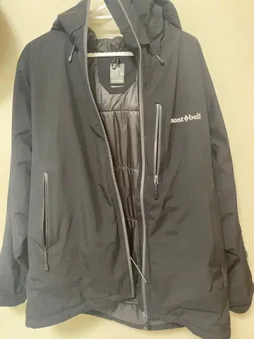 montbell 블랙 마운틴 후드티