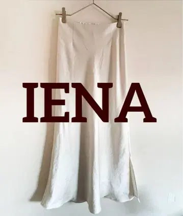 IENA 더블 새틴 스커트