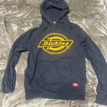 Dickies 네이비 후드 부착 후드티 S 사이즈