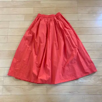 UNITED ARROWS 오렌지 플레어 스커트