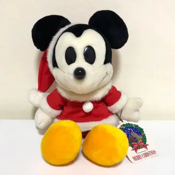 도쿄 디즈니랜드 미키마우스 봉제 인형 산타 크리스마스 [ 익명 배송 ]